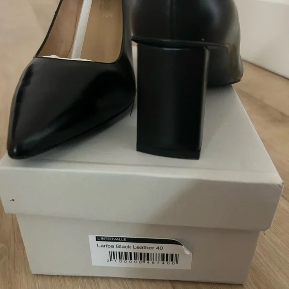 NEW - L’INTERVALLE - Black heels - Picture 3 of 4